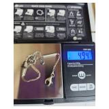 Silpada .925 Sterling Silver Bar Link Chain Bracelet 4.9g