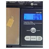 Credit USA Gold Bar Pendant 121980 14K Yellow Gold 1 Gram