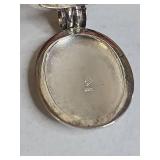 Silpada .925 Sterling Silver Oval Swirl Pattern Locket 12.1g