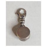 Silpada .925 Sterling Silver Purple Crystal Charm