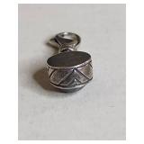 Silpada .925 Sterling Silver Purple Crystal Charm