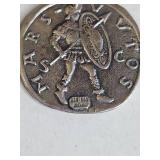 Israeli .925 Sterling Silver Double-Sided Medal Pendant 18.4g