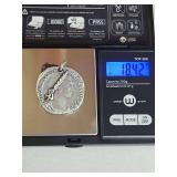 Israeli .925 Sterling Silver Double-Sided Medal Pendant 18.4g