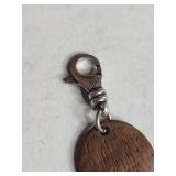 Silpada .925 Crystal Om Symbol Brass Charm