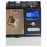 Silpada .925 Sterling Silver Baltic Amber Pendant 10g