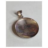 Silpada .925 Sterling Silver Round Dotted Pendant 15.1g