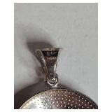 Silpada .925 Sterling Silver Round Dotted Pendant 15.1g