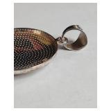 Silpada .925 Sterling Silver Round Dotted Pendant 15.1g