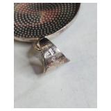 Silpada .925 Sterling Silver Round Dotted Pendant 15.1g