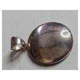 Silpada .925 Sterling Silver Round Dotted Pendant 15.1g