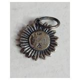 Sterling Silver .925 Daisy Flower Charm 2.7g