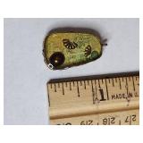 Retired Silpada Mixed Metal Turquoise Pearl Shadowbox Pendant