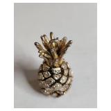 Gold-Tone Pineapple Pendant