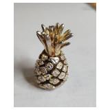 Gold-Tone Pineapple Pendant