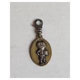 Silpada .925 All-Star Boy Two-Tone Charm