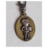 Silpada .925 All-Star Boy Two-Tone Charm