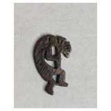 Southwestern Kokopelli Sterling Silver Pin Charm