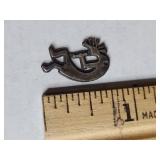 Southwestern Kokopelli Sterling Silver Pin Charm