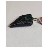 Dichroic Glass Pendant Set