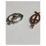 Religious Medal Pendant Set