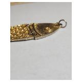 Ocean Theme Jewelry Set - Articulated Fish and Pearl Shell Pendants