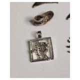 Ocean Theme Silver Charm Collection