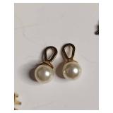 Gold Tone Charm Collection - Fish, Boots and Pearls