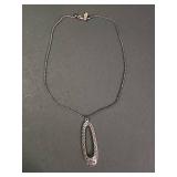 Silpada .925 Sterling Silver Filigree Pendant Necklace, 11.21g