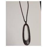 Silpada .925 Sterling Silver Filigree Pendant Necklace, 11.21g