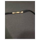 Japanese Cloisonne Enamel Bird & Flower Pendant Necklace