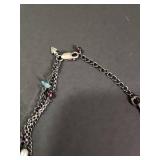 Silpada Multi-Strand Gemstone Chain Necklace