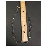 Silpada Multi-Strand Gemstone Chain Necklace