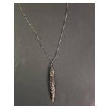 Silpada Sterling Silver Filigree Pendant Necklace 8.19g