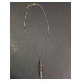 Silpada Sterling Silver Filigree Pendant Necklace 8.19g