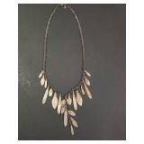 Retired Silpada .925 Sterling Silver Gypsy Girl Necklace Rare 14.72g