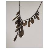 Retired Silpada .925 Sterling Silver Gypsy Girl Necklace Rare 14.72g