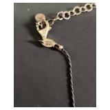 Silpada .925 And Brass Fringe Bar Necklace