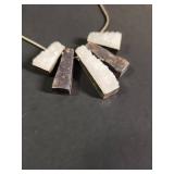 Silpada Prestige Druzy Quartz Sterling Silver Necklace