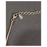 Silpada Prestige Druzy Quartz Sterling Silver Necklace