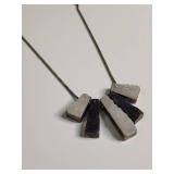 Silpada Prestige Druzy Quartz Sterling Silver Necklace