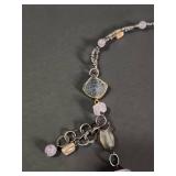 Silpada Amethyst and Pearl Necklace