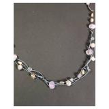 Silpada Amethyst and Pearl Necklace