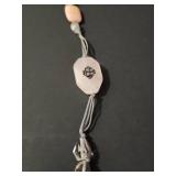 Silpada Soapstone Pearl and Quartz Beaded Cord Necklace