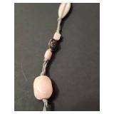 Silpada Soapstone Pearl and Quartz Beaded Cord Necklace