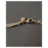 Silpada Soapstone Pearl and Quartz Beaded Cord Necklace