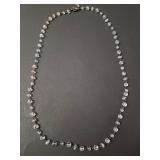 Silpada Crystal Bead Necklace with Decorative Clasp