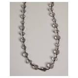 Silpada Crystal Bead Necklace with Decorative Clasp