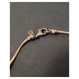 Silpada Amethyst and Silver Charm Necklace