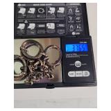 Silpada Sterling Silver Circle Link Statement Necklace 37.6g