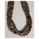 Silpada Multi-Strand Freshwater Pearl Necklace